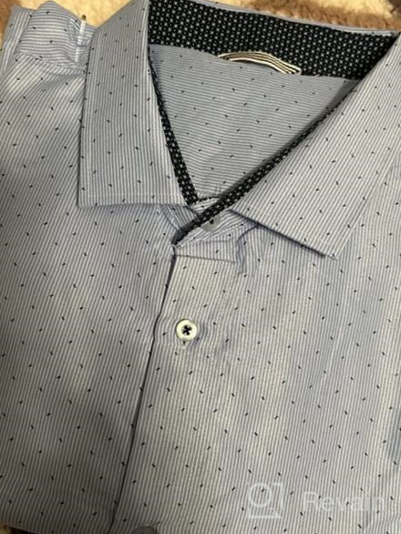 img 1 attached to Alex Vando Men'S Printed Long Sleeve Dress Shirt With Regular Fit Button Down Style review by Tutan Hesch