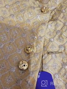 img 6 attached to Exquisite Ethnic Handwork Embroidered Sherwani Clothing Sets for Boys