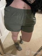 img 1 attached to Women'S 3"/4"/7" Running Shorts Quick-Dry Gym Athletic With Pockets review by Jenna Davis