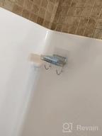 картинка 1 прикреплена к отзыву Настенное мыльнице-держатель для губки с крючками, 2 шт. - крепится на клей из нержавеющей стали, надежная от ржавчины, не требует сверления для душевой, ванной или кухни от Cori Nance
