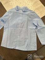 img 1 attached to Casual And Comfortable: Cotton Linen Button Down Shirts For Toddler Boys review by James Daniels