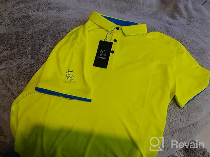 img 1 attached to Quick-Dry Polo Shirts by MAXERIA review by Richard Mangum