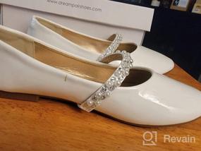 img 5 attached to DREAM PAIRS Serena-100 Mary Jane Ballerina Flat Shoes: Perfect for Girls of All Ages