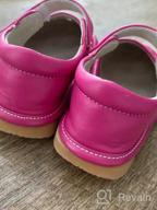img 1 attached to UBELLA Toddler Sandals with Removable Squeakers - Girls' Flats Shoes review by Charles Purnell