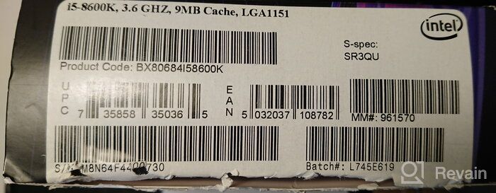 img 1 attached to Intel Core i5-8600K Unlocked 6-Core Desktop Processor | Up to 4.3GHz | LGA 1151 300 Series | 95W Power review by Zia Hoon ᠌