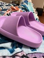 img 1 attached to Kid'S Slides Girls Boys Comfort Non-Slip Thick Sole Slippers Summer Beach Shoes review by Kevin Silver