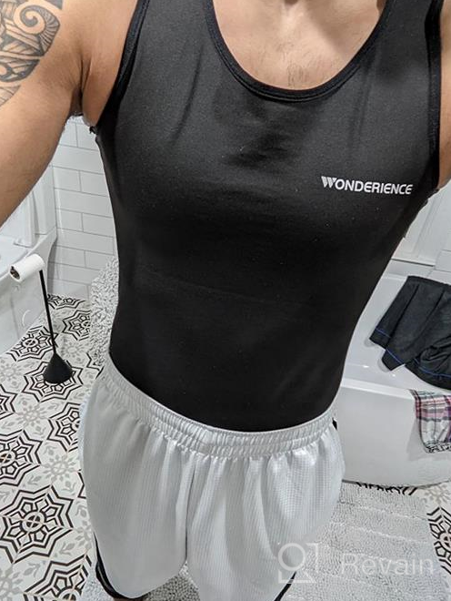 img 1 attached to Maximize Your Workout With Wonderience Men'S Waist Trainer Sauna Suit review by Anthony Bandzz