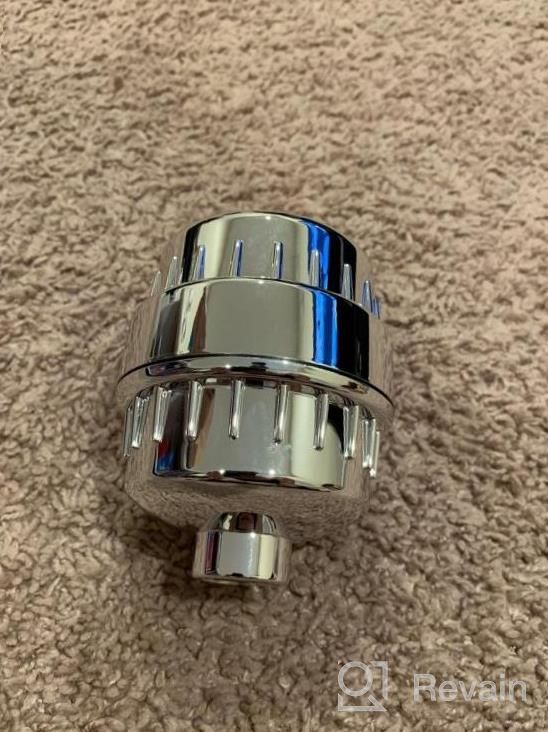 img 1 attached to HOPOPRO 18-Stage Universal Shower Head Filter - High Flow Hard Water Softener To Remove Chlorine, Fluoride & Heavy Metals (NBC News Recommended Brand). review by Brandon Hunter