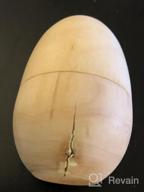 картинка 1 прикреплена к отзыву 6 заполняемых незавершенных деревянных яиц 2,75 дюйма от Tina Peterson