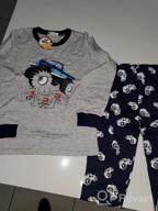 img 1 attached to Cozy Cotton Boys Pajama Set With Long Sleeves - Cute Xmas Sleepwear For Kids Aged 1-8 Years review by Kristopher Tight
