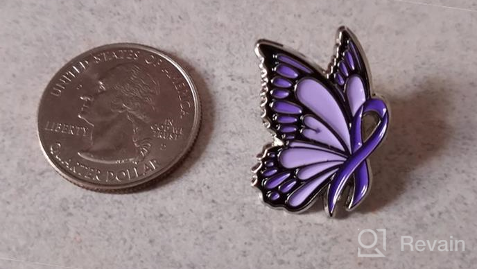 img 1 attached to Domestic Violence Awareness Pin By PinMart review by Antonio Lemm