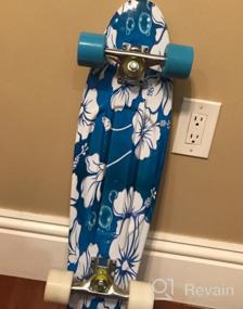 img 8 attached to 27" Skateboard For Kids & Adults - Beginner To Pro Shortboard With Interchangeable Wheels