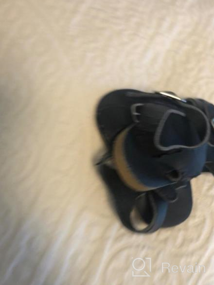 img 1 attached to 👟 Boys' Baby Deer Double Strap Walker Shoes and Sandals: Comfortable and Stylish Footwear for Active Toddlers review by Vinny Howard