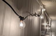 img 1 attached to 💡 Bulbrite String Lights 14 ft: Brighten Your Outdoor Space with Incandescent, 10-Socket String Light Kit (Pack of 1) review by Brady Shayotovich
