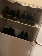 img 1 attached to 6-Tier Stackable Closed Shoe Rack For Closet Organization: Neprock Shoe Organizer With Space For 24 Pairs Of Shoes, Shoe Storage Solution With Shelves And Cabinet For Optimal Storage review by Maurice Cunha