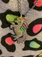 картинка 1 прикреплена к отзыву Silver-Tone Unicorn Pendant Necklace For Girls And Women - Perfect Fashion Accessory And Gift For Little Princesses With A Rainbow Touch от Greg Sullivan