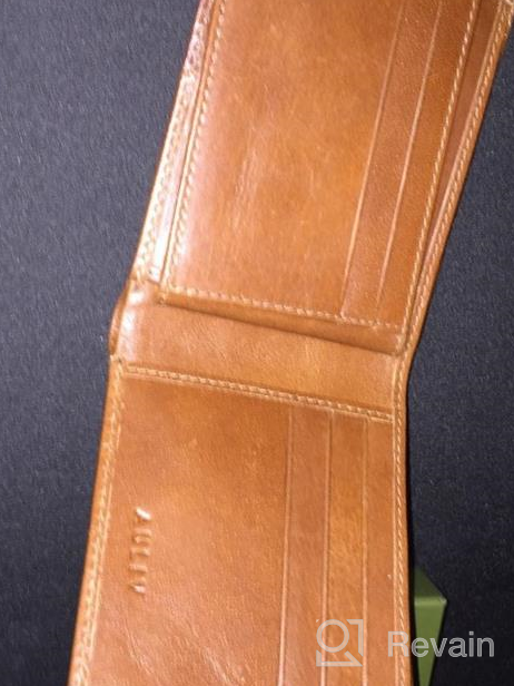 img 1 attached to Secure Your Cards with RFID Blocking Bifold Leather Wallet for Men's Accessories review by John Mahfood