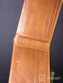 img 6 attached to Secure Your Cards with RFID Blocking Bifold Leather Wallet for Men's Accessories