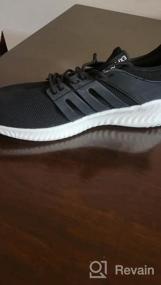 img 7 attached to Мужские спортивные кроссовки - сверхлегкие кроссовки с эффектом памяти для тренировок, бега, тенниса и прогулок. Повседневная спортивная обувь без шнурков