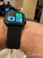img 1 attached to Trendy And Durable Rubber Apple Watch Bands In Various Colors And Sizes For Series 5 4 3 2 1 review by John Naidu