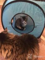 img 1 attached to Engage Your Feline Friend With PAWISE Cat Tunnel: Foldable, Interactive And Fun! review by Jayme Newitt