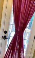 img 1 attached to Versatile And Convenient Magnetic Curtain Rods For Small Windows And Metal Doors - Adjustable From 16 To 28 Inches With Square Finials review by Karla Schwinden