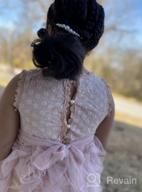 картинка 1 прикреплена к отзыву Платье с пачками и дизайном цветка NNJXD для маленькой девочки на свадебные вечеринки. от Tricia Rosinski
