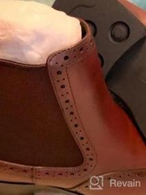 img 5 attached to FRASOICUS Mens Chelsea Boots Mens Leather Dress Boots