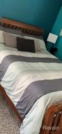 картинка 1 прикреплена к отзыву 1000-TC Luxury Microfiber Down Comforter Quilt Cover Set: Nanko Queen Bedding Duvet With White & Black Marble Print, Zipper Closure + Ties - Modern Style For Men & Women от Brad Dotson