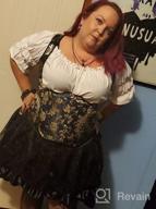 img 1 attached to Steampunk Corset And Bustier Skirt Set With Blouse By Grebrafan review by Tom Lawson