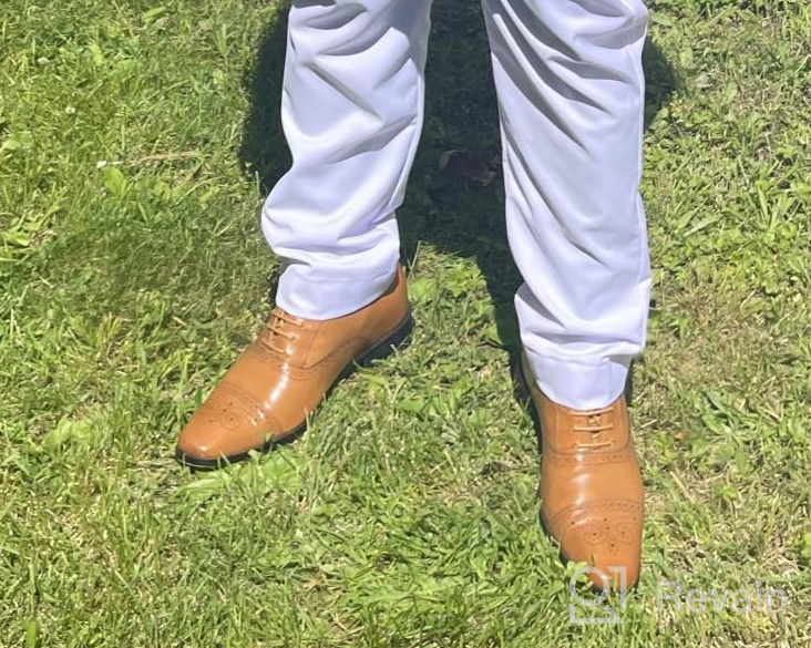 img 1 attached to Step Up Your Style With CHAMARIPA'S Brown Genuine Leather Elevator Shoes, Elevating You 2.76 Inches Taller - Perfect For Formal Occasions! review by Motogp Portillo