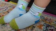 img 1 attached to Kids Non Slip Skid Socks Grips, Sticky Slippery Cotton Crew Socks For Boys And Girls Ages 1-7 Years Old (12 Pairs) review by Jamie Vanderburg
