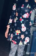img 1 attached to Women'S Christmas Santa Claus Print Flared A Line Dress Pullover review by Micael Casillas