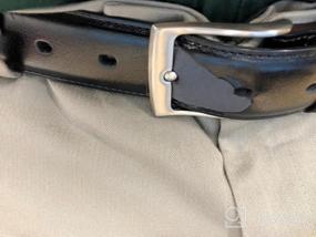 img 6 attached to Premium Perry Ellis Milled Chocolate Men's Belt Accessories: Style and Functionality for the Modern Man
