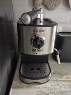 img 3 attached to Rozhkovy coffee maker Kitfort KT-753, black/silver review by Czeslawa Winski ᠌