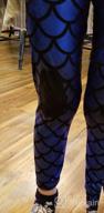 картинка 1 прикреплена к отзыву Лос-Анджелес детская рыбья чешуйка мермейда длинные лосины: эластичные и стильные обтягивающие брюки для девочек от Angie Walker