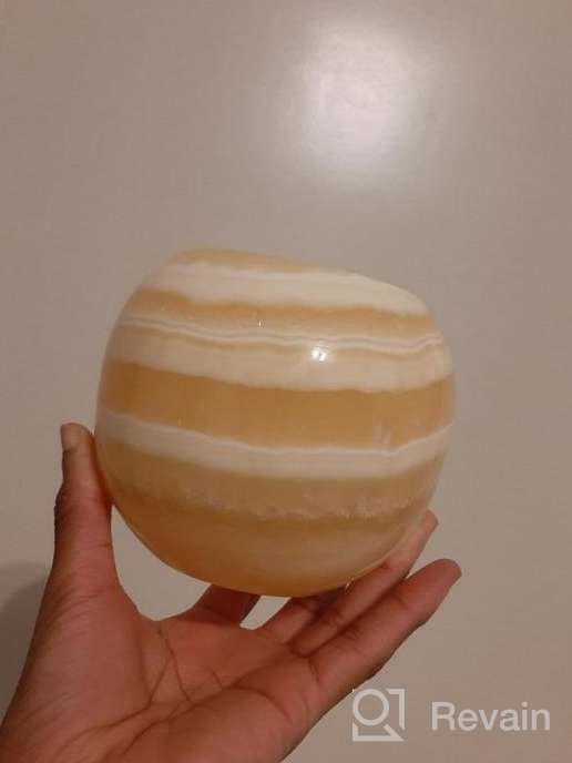 img 1 attached to Tranquil Aurora Home Décor - CraftsOfEgypt Single Alabaster Candle Holder review by Robert Viher