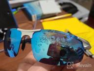 картинка 1 прикреплена к отзыву Mens Polarized Sports Sunglasses with UV Protection - Aisswzber 8177 от Jeff Billingsley