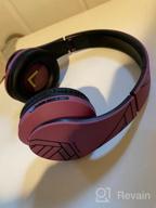 img 1 attached to PowerLocus Wireless Over-Ear Bluetooth Headphones, Foldable Stereo Headsets With Built-In Mic, Micro SD/TF, FM For IPhone/Samsung/IPad/PC (Rose Gold) review by Mike Burnett