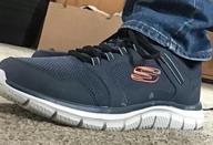img 1 attached to 👟 Knockhill Charcoal: Stylish and Comfortable Skechers Men's Track Shoes review by Doug Friedman