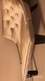 img 13 attached to Стул Woodville Elegance, массив дерева/текстиль, цвет: dark walnut/fabric beige