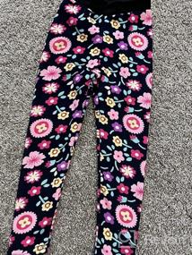 img 5 attached to LSPAR Girls Winter Thick Fleece Leggings - Athletic and Fashionable, Sizes 3t to 12 Years