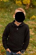 img 1 attached to Cozy and Stylish Gioberti Kids and Boys Mock Neck Pullover Knitted Sweater review by Jeff Bruno