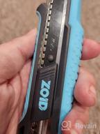 img 1 attached to Zoid 3-In-1 Adjustable Utility Knife With Contoured Body And Trax-Grip For Safe And Easy Cutting, Functions As A Precision Utility Knife, Wire Stripper, And Carabiner, Box Cutter, Wire Cutter review by Carl Morgan