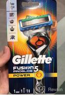 img 1 attached to Gillette ProGlide Shield Power 🪒 Men's Razor Handle with 1 Blade Refill review by Hemant Hemant ᠌