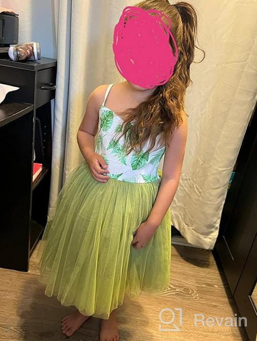 img 1 attached to Flofallzique Summer Baby Girls Dress: Floral 🌸 Tulle for Wedding, Birthday, Toddler Tea Party & Tutu review by Melvin Boss