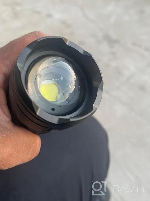 img 1 attached to 12000 Lumens Rechargeable XHP90 Flashlight With Zoom & 5 Modes - Perfect For Camping & Night Activities! review by Mark Estrada