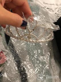 img 6 attached to All-Inclusive Bridal Shower Decorations: Kyerivs Bride To Be Set With Tiara, Veil, Sash, Badge And Garter