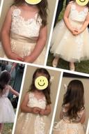 img 1 attached to Junior Bridesmaid Girls' 👗 Clothing and Dresses: Miami Wedding Flower review by Francis Heart