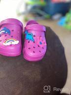 img 1 attached to 👧 Kids Cute Garden Shoes Cartoon Slides Sandals Clogs Beach Slipper - Children D Dark Blue - Size 9 Toddler Boys' Shoes for Clogs & Mules review by Jaie Bobin